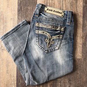 Rick Revival easy crop jeans